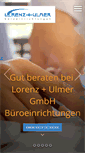 Mobile Screenshot of lorenz-ulmer.de